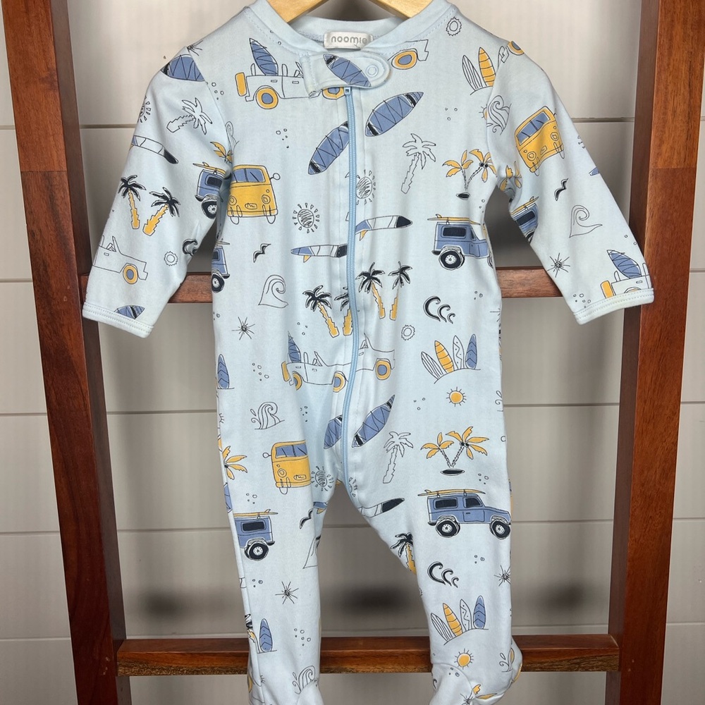 Noomie Baby Footie -Bronco Surf Print 🌊